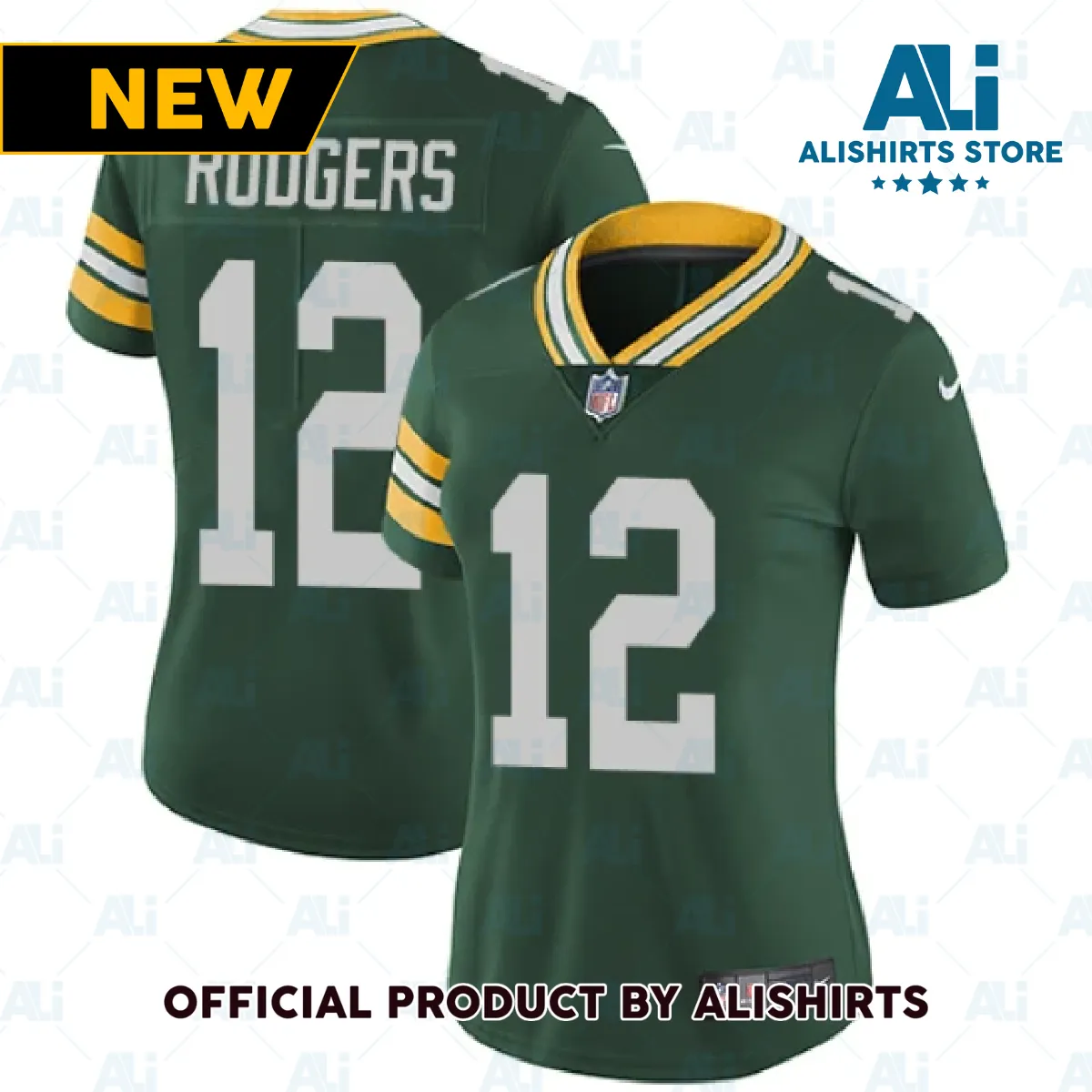 Green Bay Packers Aaron Rodgers Green Limited Player Jersey Green