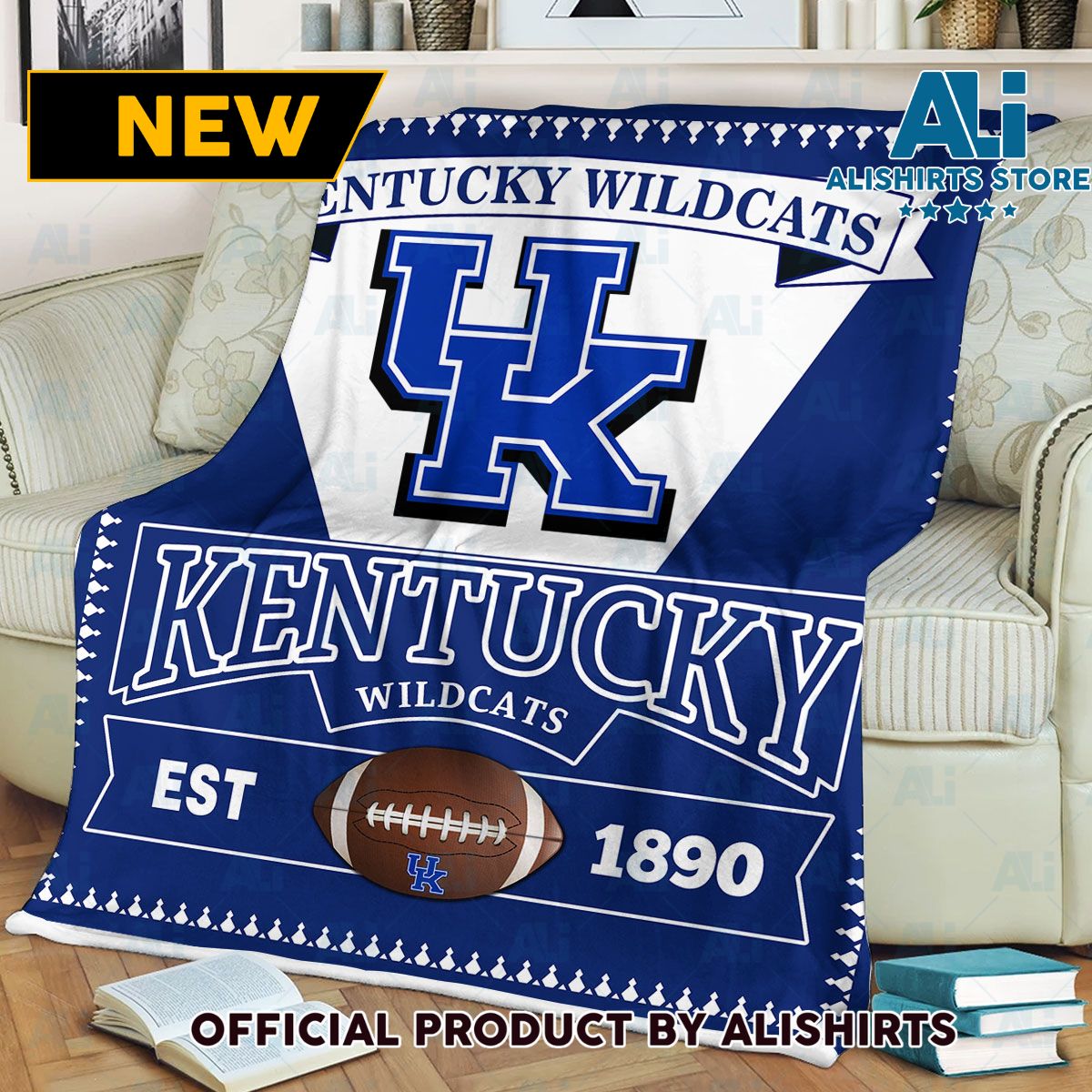 Kentucky Wildcats Throw Blanket