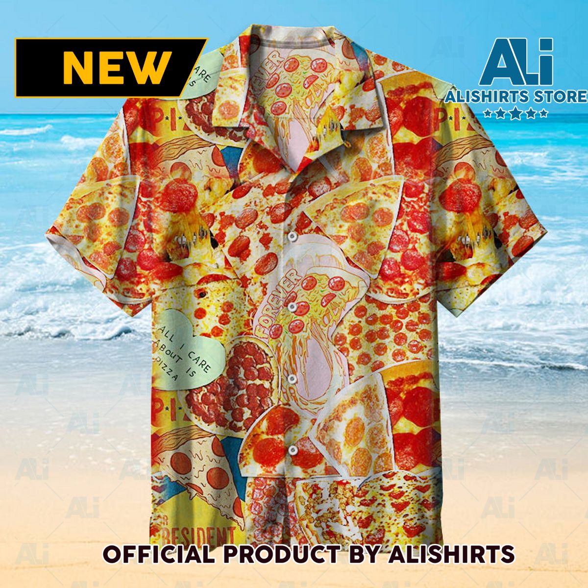 I Always Like Pizza Unisex Hawaiian Shirt