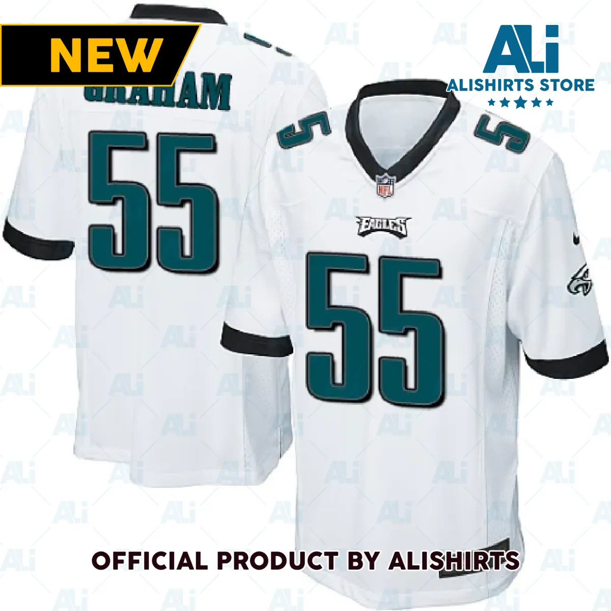 Philadelphia Eagles Brandon Graham Game Jersey White