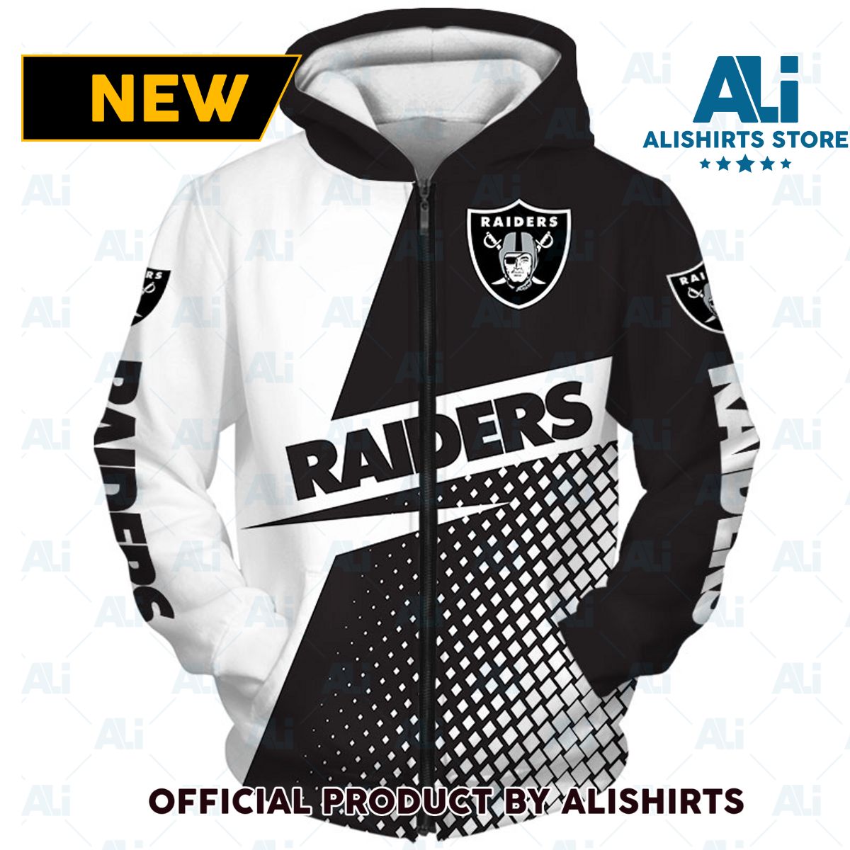 NFL Las Vegas Raiders Zigzag Hoodie