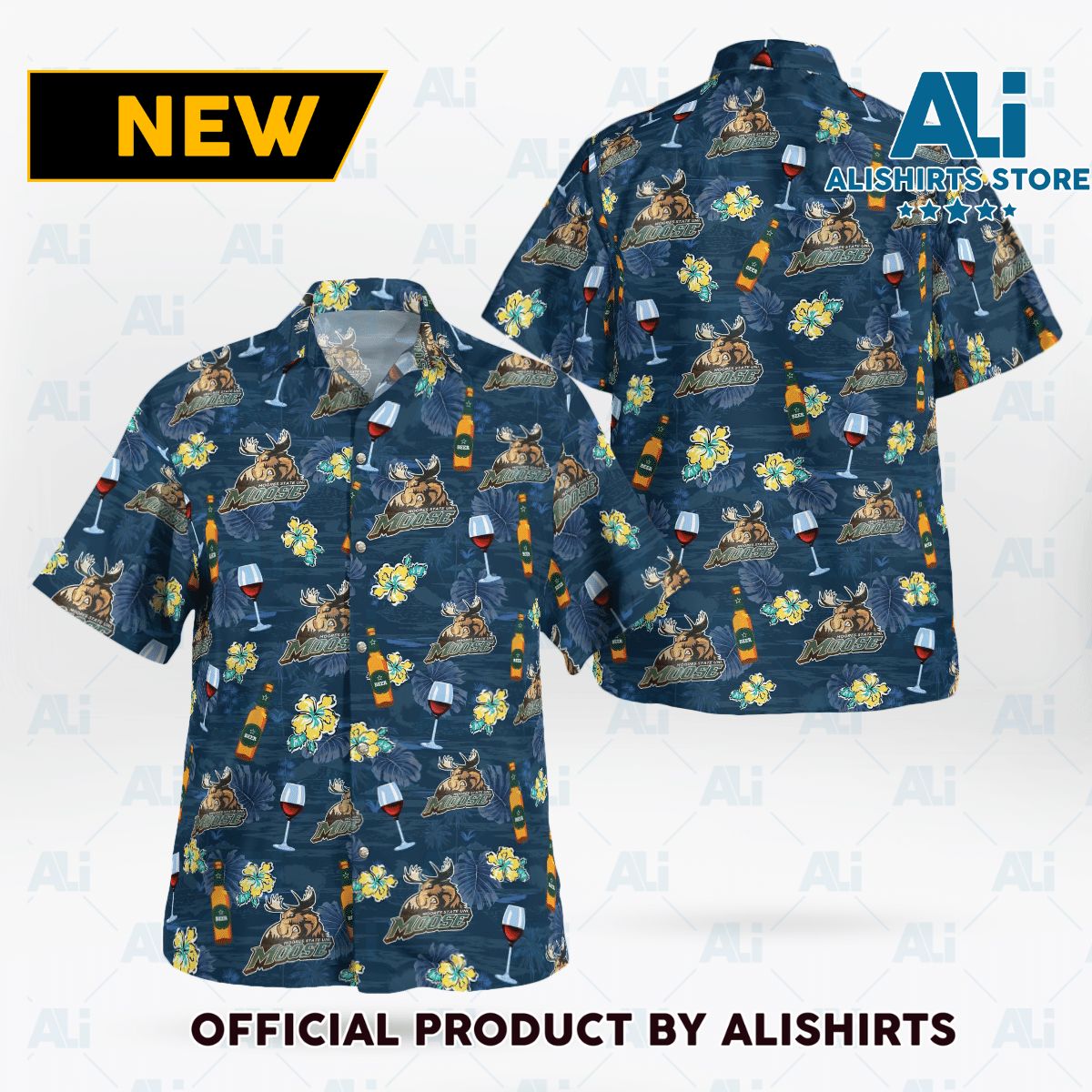 Manitoba Moose Hawaiian Shirt