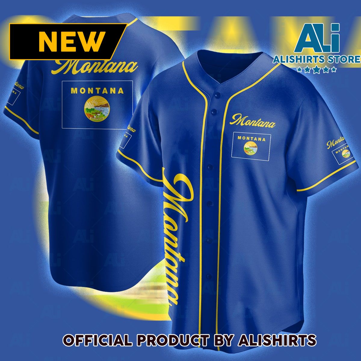 Montana Baseball Jersey Shirts