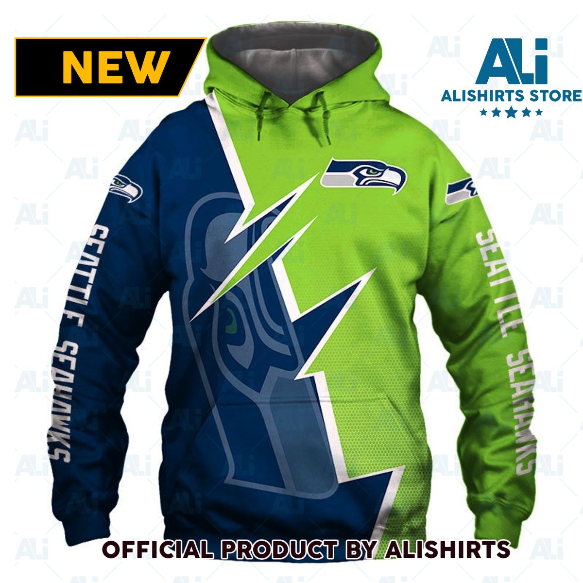 NFL Seattle Seahawks Zigzag Hoodie