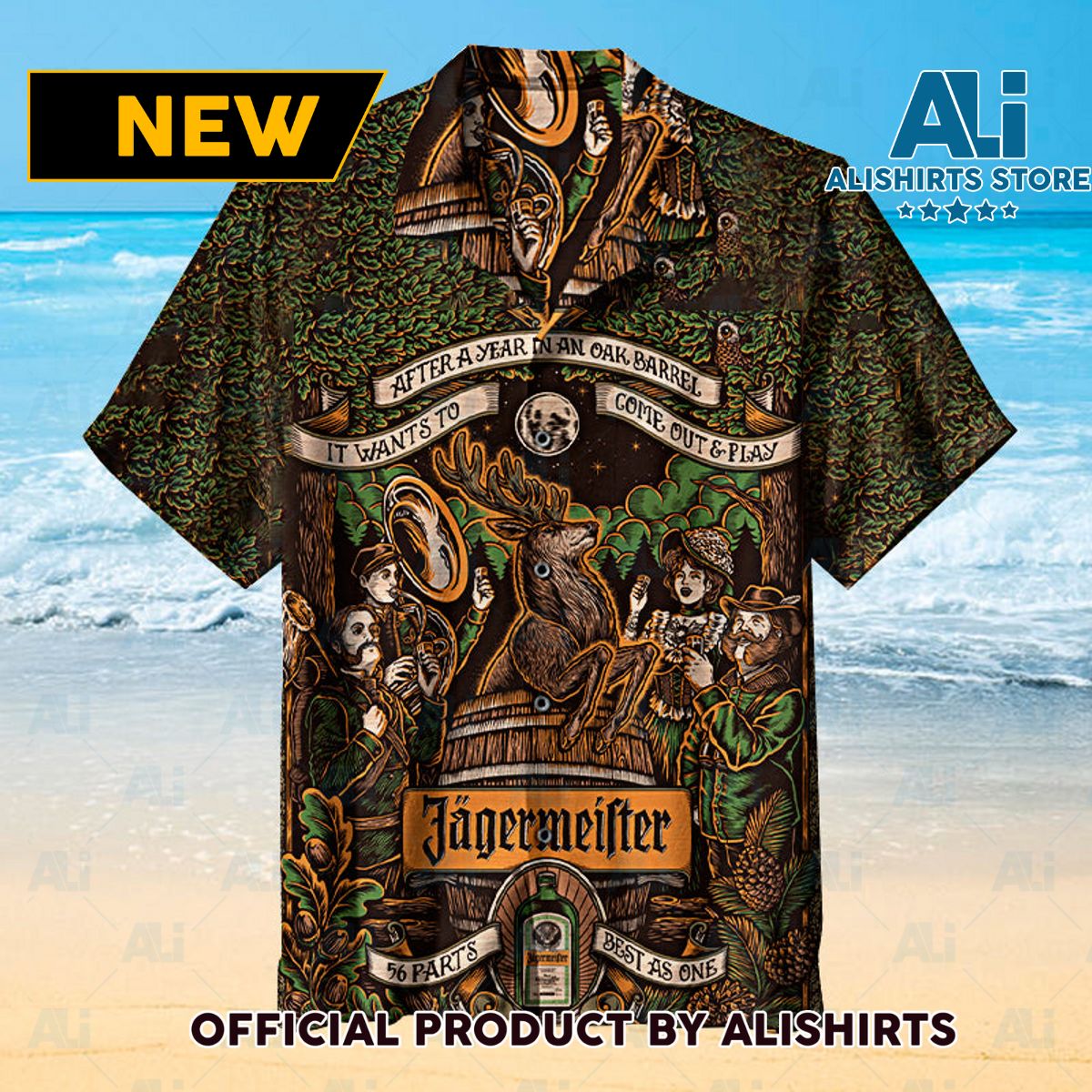 Jagermeister Universal Hawaiian Shirt