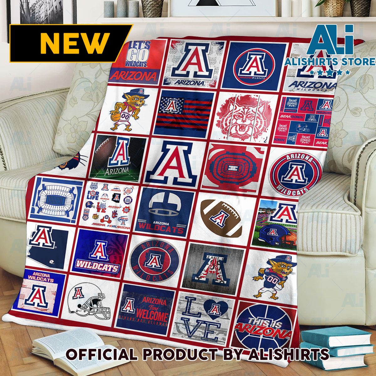 NCAA Arizona Wildcats This is Arizona Blanket College Sports Fan Gifts