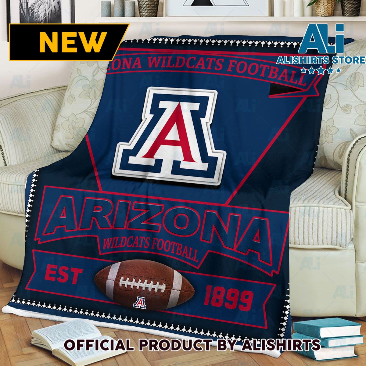 NCAA Arizona Wildcats University Fleece Blanket College Sports Fan Gifts