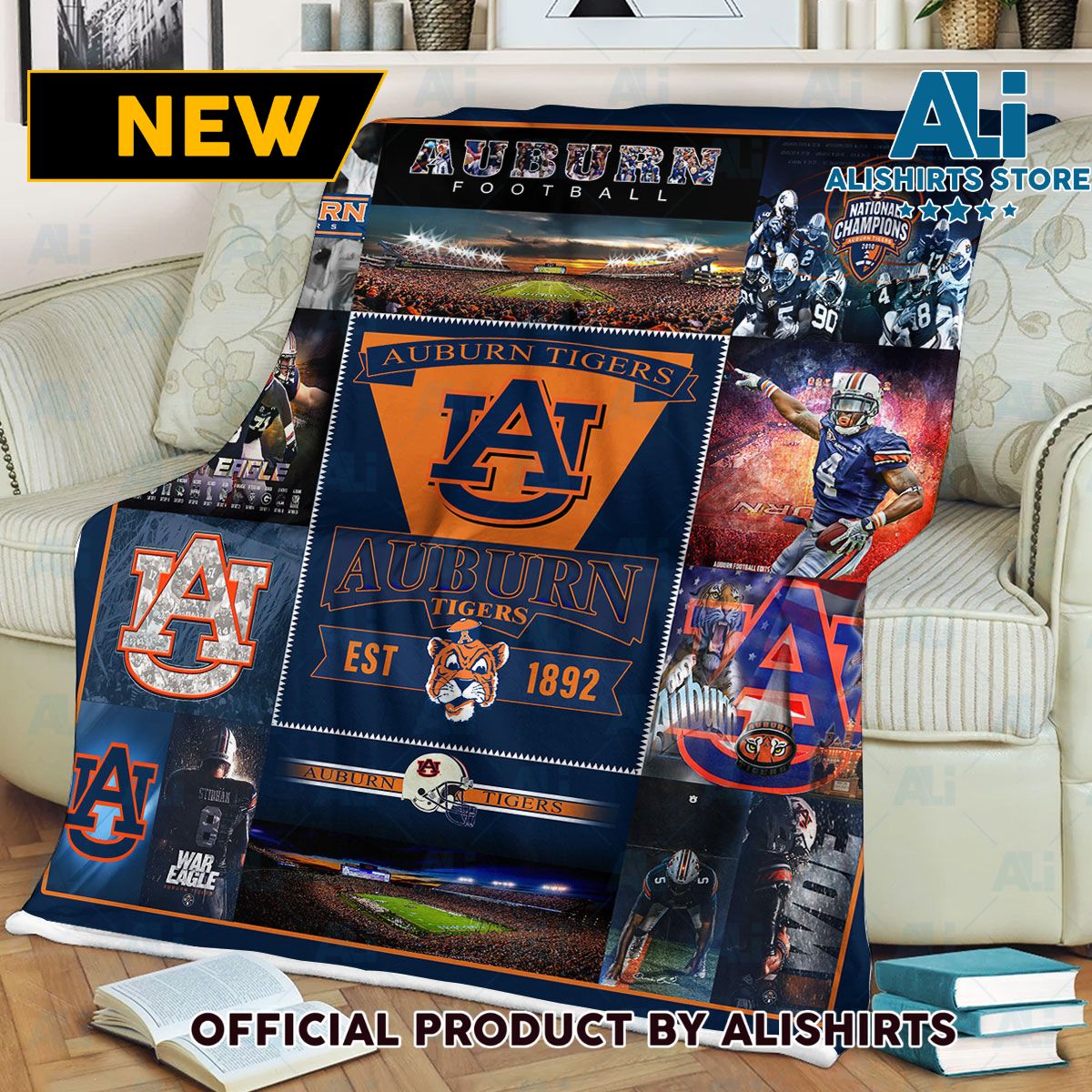 NCAA Auburn Tigers EST 1892 College Sports Fan Gifts
