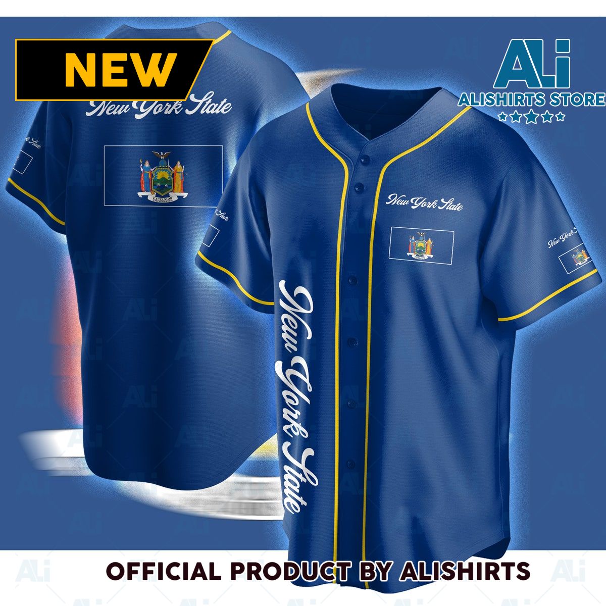 New York State Baseball Jersey Shirts