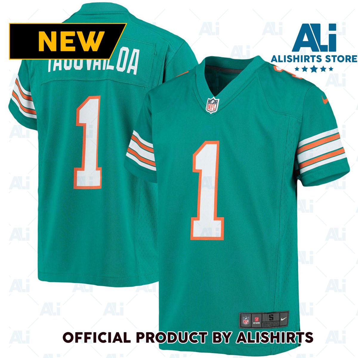 Miami Dolphins Tua Tagovailoa Alternate Game Jersey Aqua