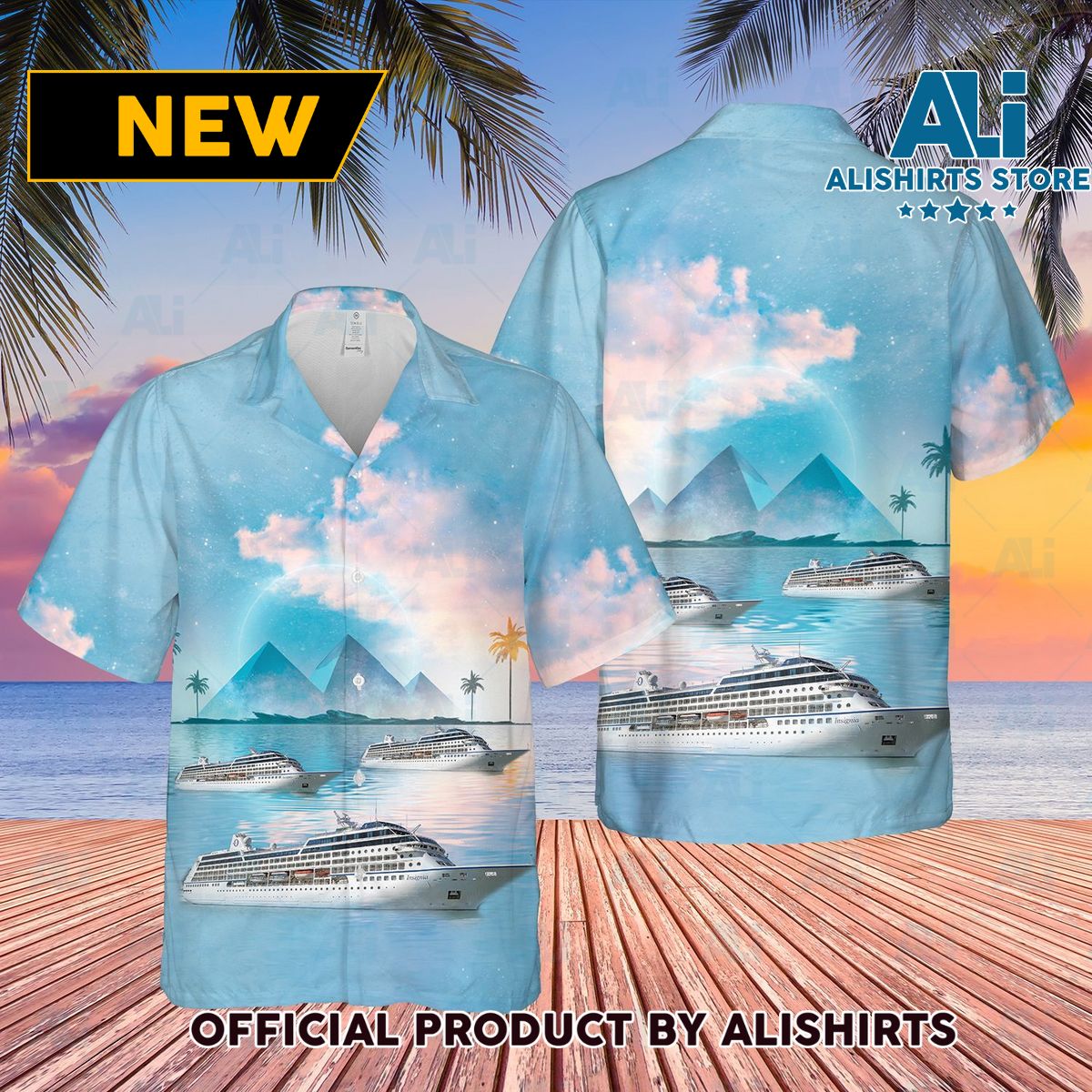 Oceania Cruises Hawaiian Shirt