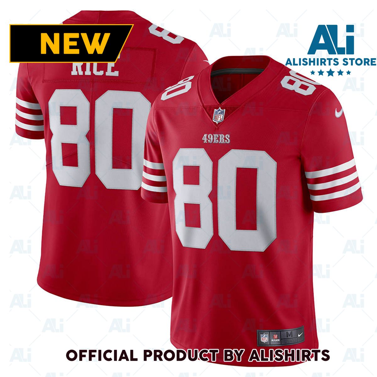 San Francisco 49ers Jerry Rice Scarlet Vapor Limited Retired Player Jersey Scarlet