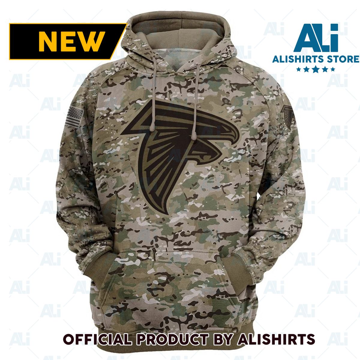 NFL Atlanta Falcons Camo Graphic Hoodie