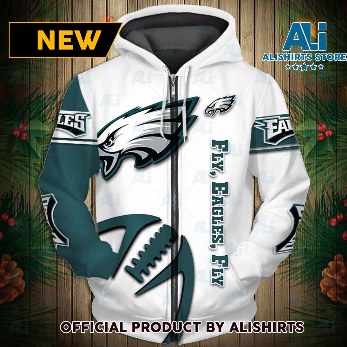 NFL Philadelphia Eagles Fly Eagles Fly Hoodie