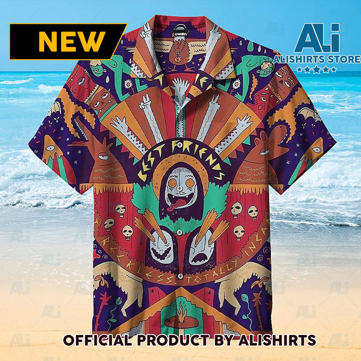 My Best Hip Hop Friends Universal Hawaiian Shirt