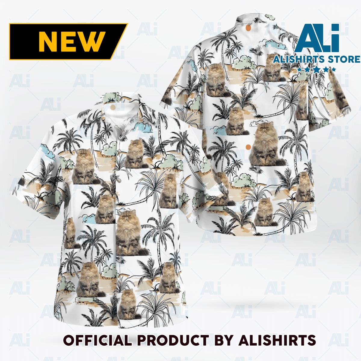 Persian Cat Hawaiian Shirt