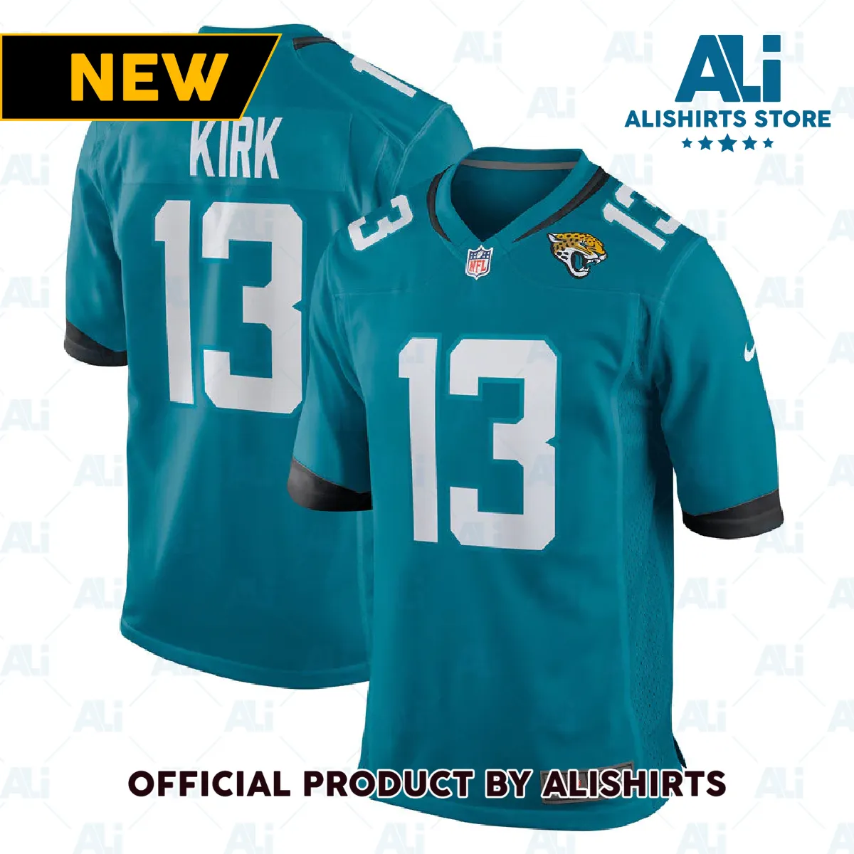 Jacksonville Jaguars Christian Kirk Game Jersey Teal