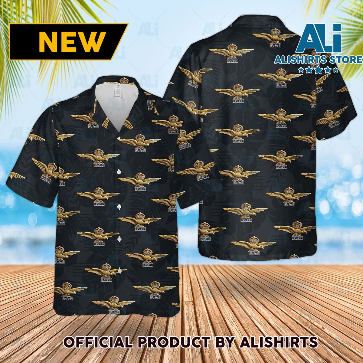 RAF Badge Hawaiian Shirt