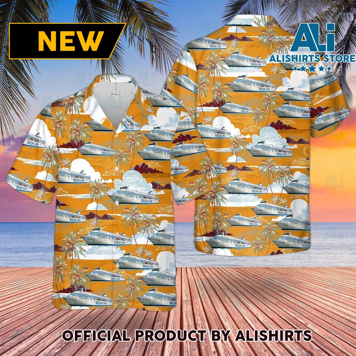 Silja Line Hawaiian Shirt