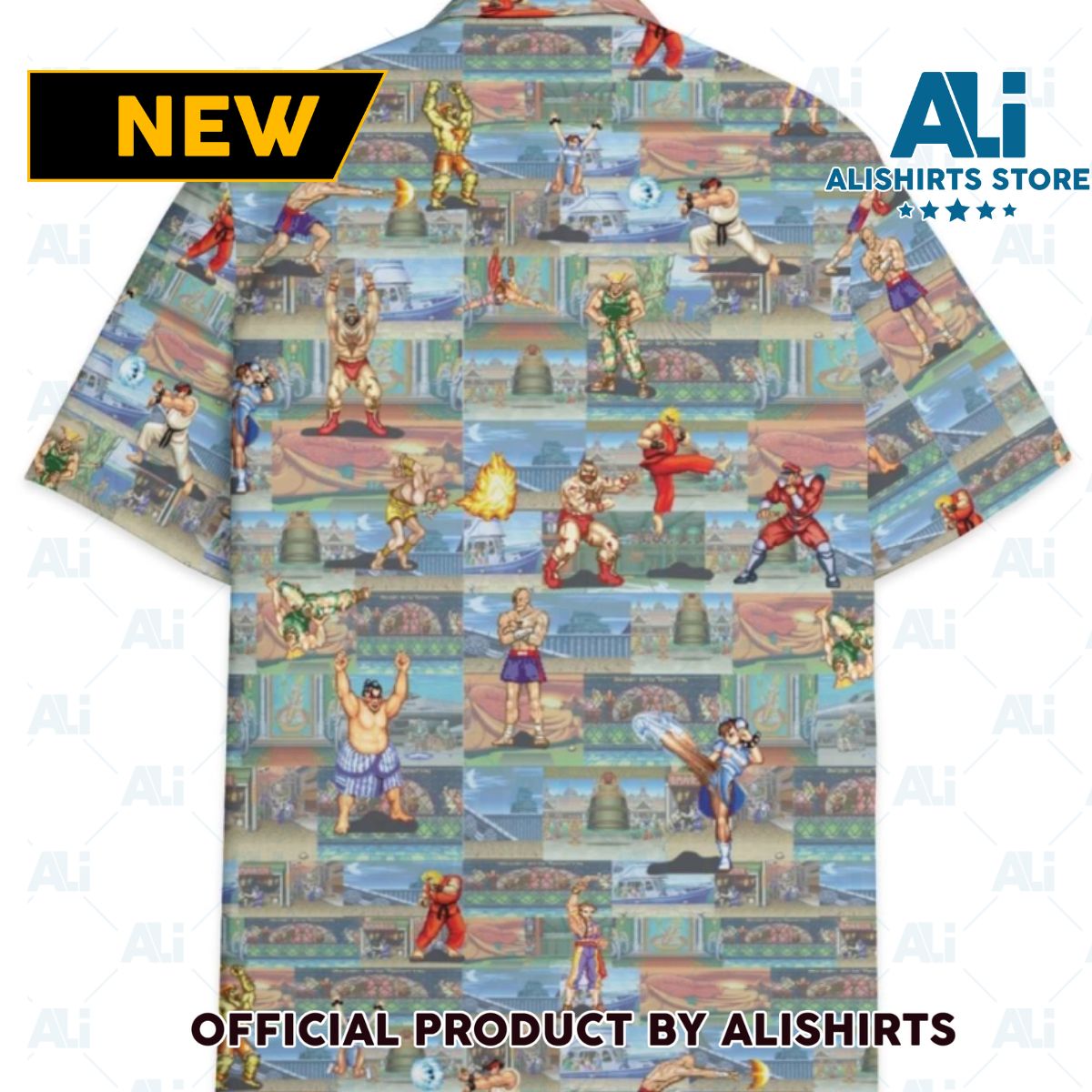 Street Fighter Hawaiian shirt