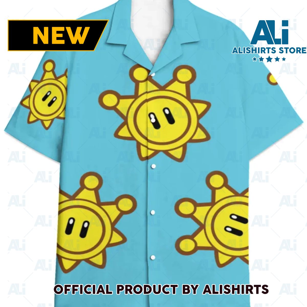 Super Mario Hawaiian shirt