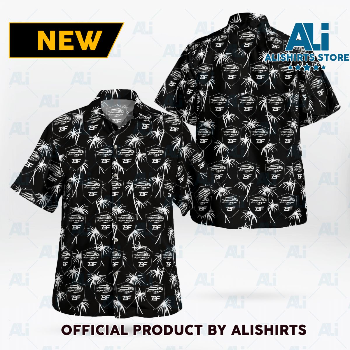 SWAT Black Team Hawaiian Shirt