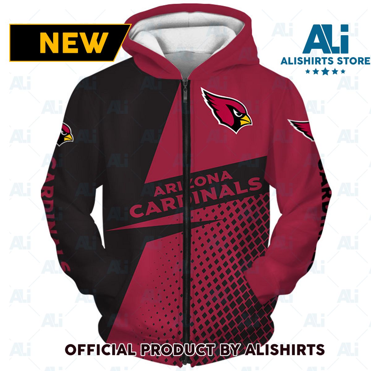 NFL Arizona Cardinals Zigzag Hoodie