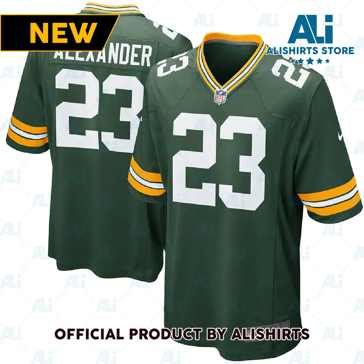 Green Bay Packers Jaire Alexander Game Player Jersey Green