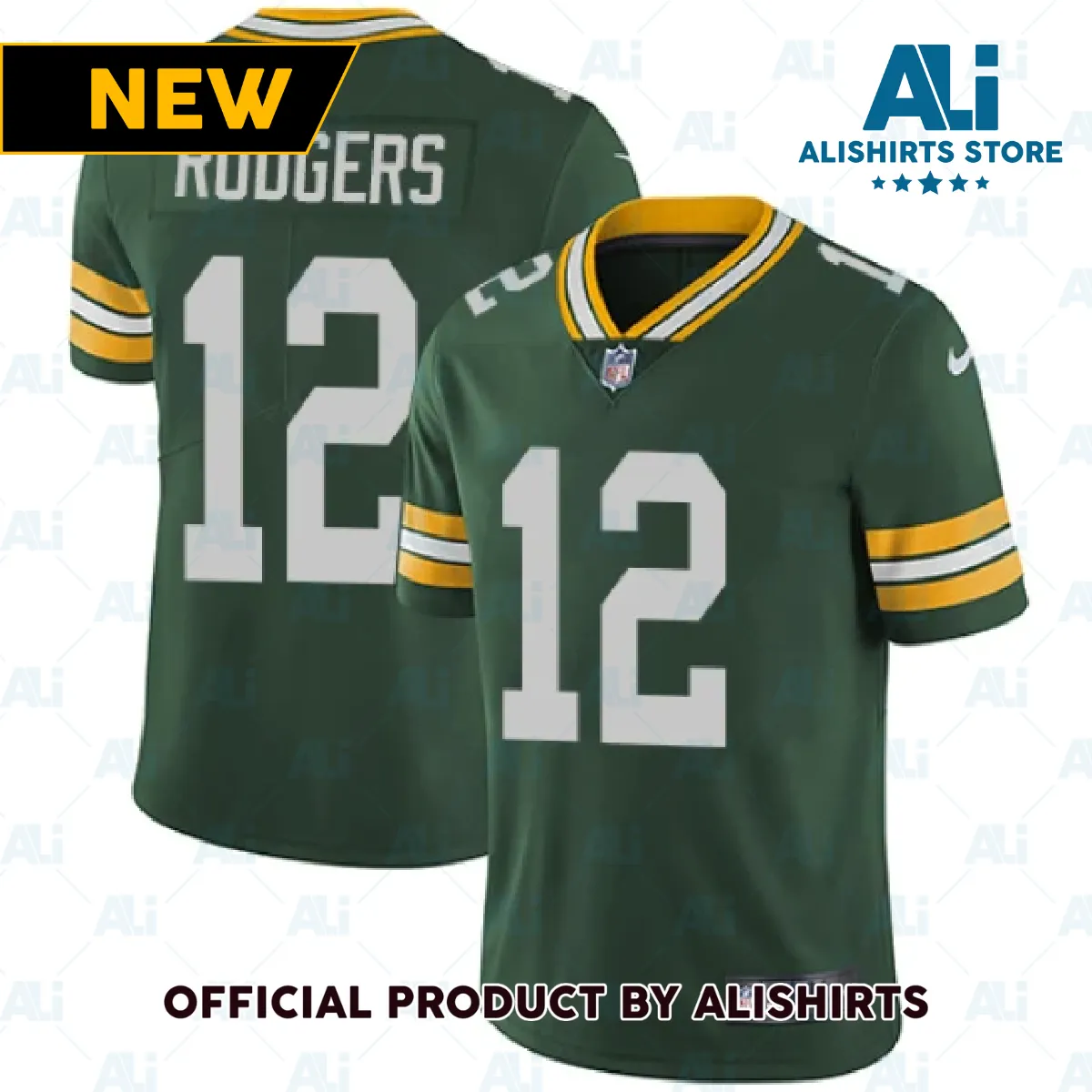 Green Bay Packers Aaron Rodgers Limited Player Jersey Green