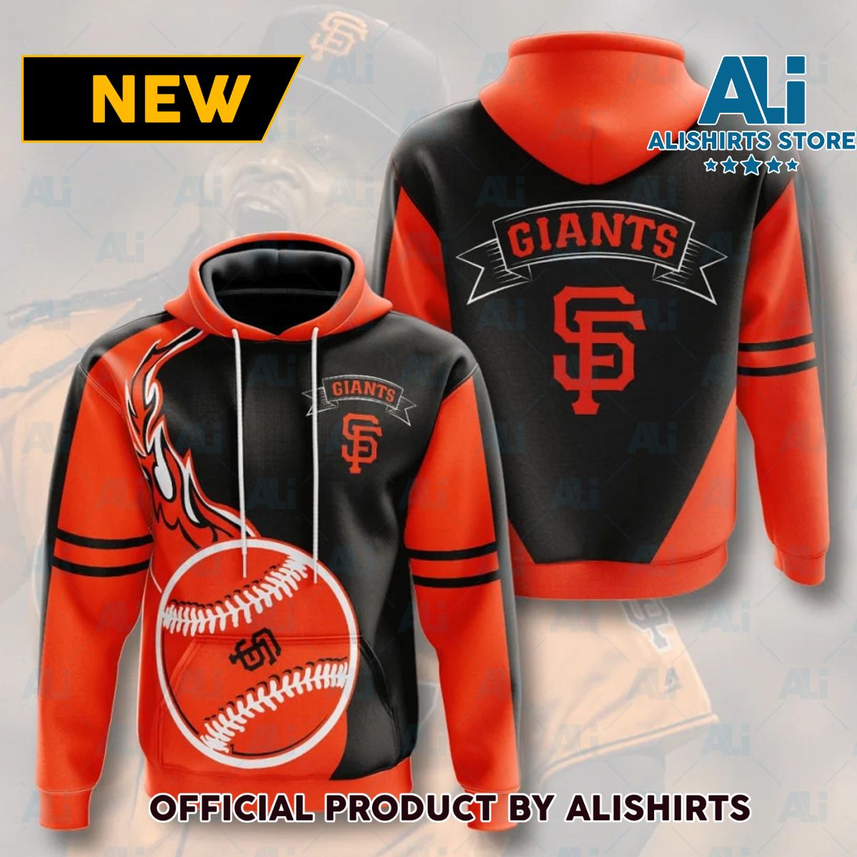 MLB San Francisco Giants Fireball Hoodie