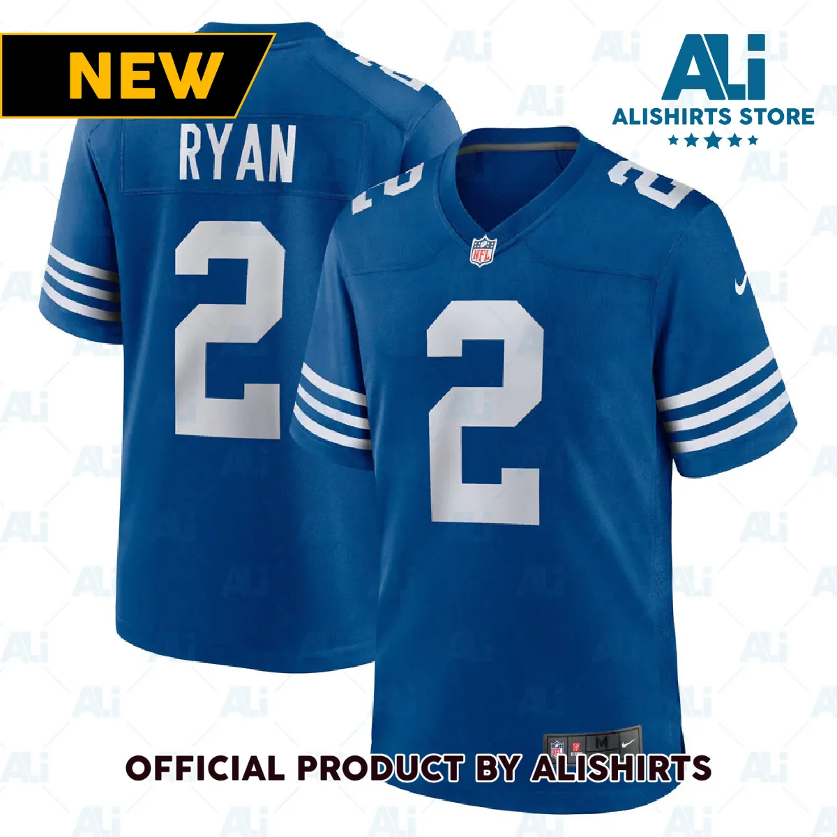 Indianapolis Colts Matt Ryan Alternate Game Jersey Royal Blue