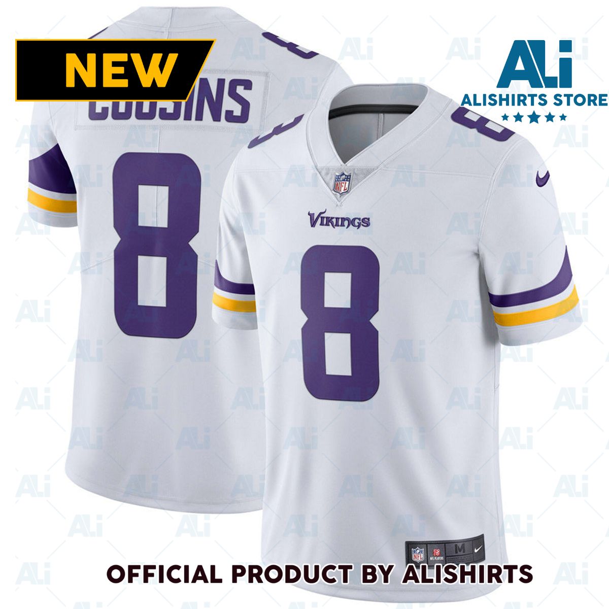 Minnesota Vikings Kirk Cousins Vapor Untouchable Limited Jersey- White