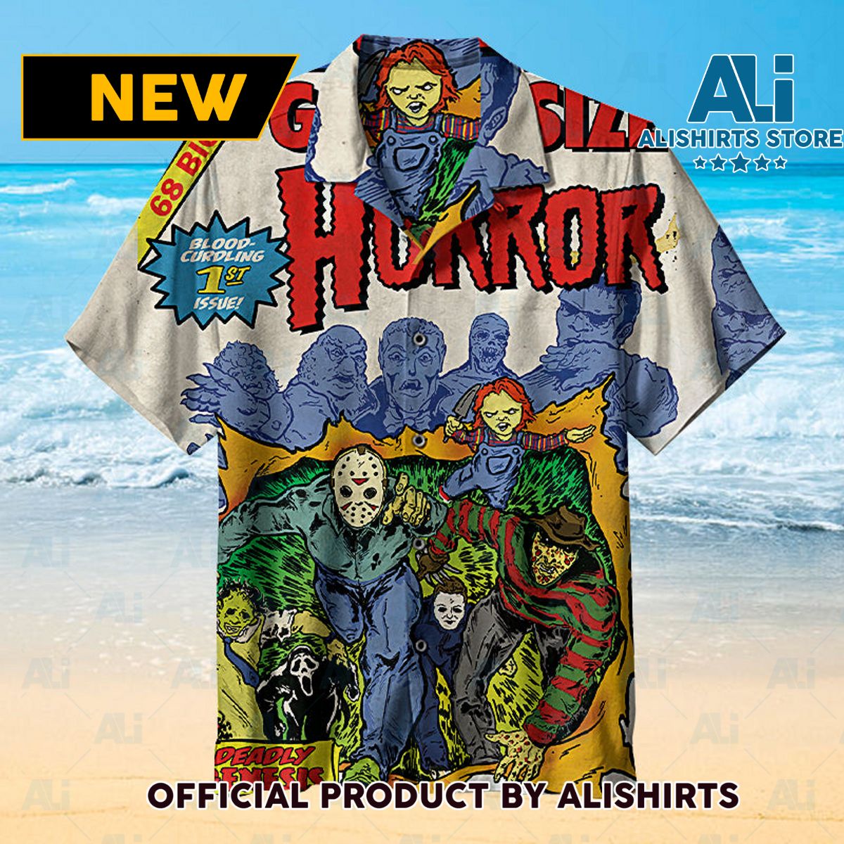 Giant Size Horror! Universal Hawaiian Shirt