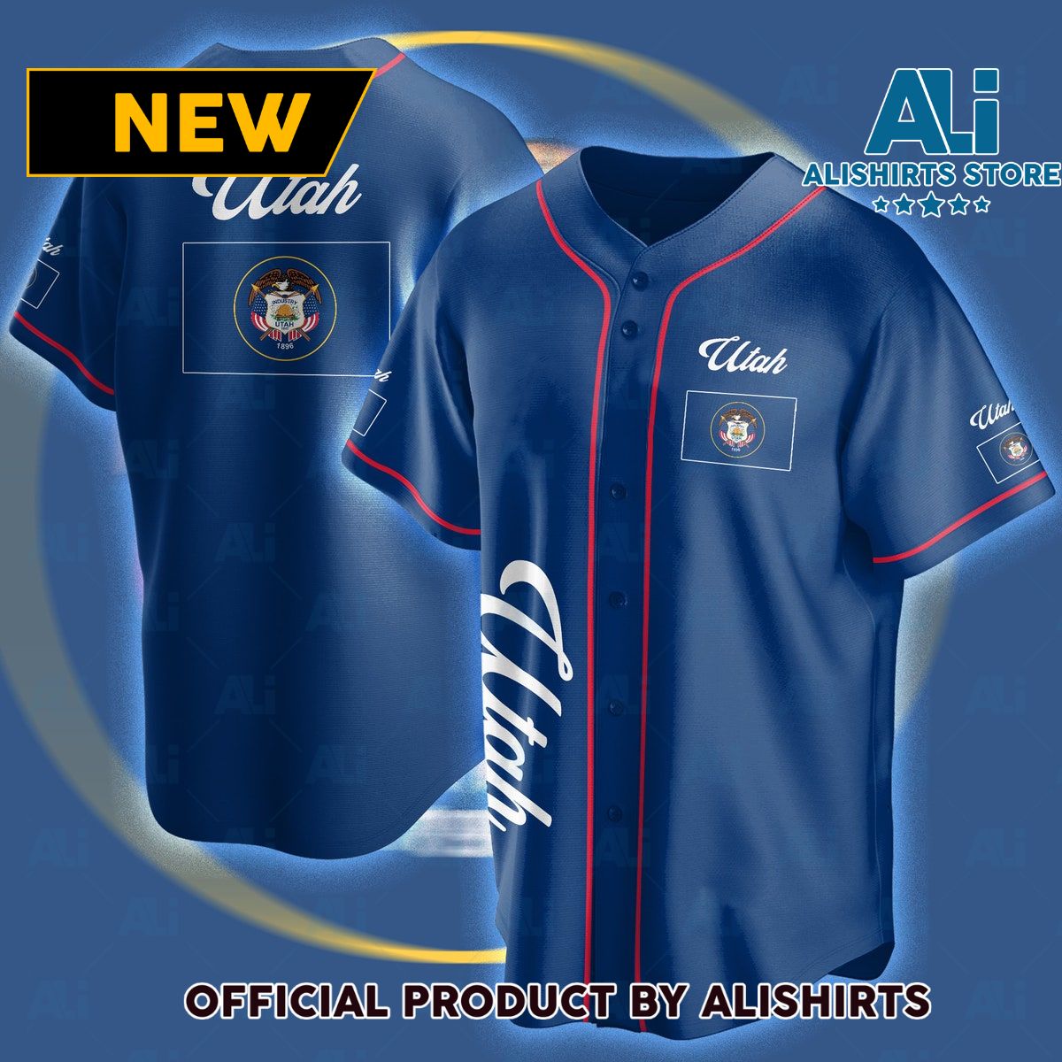 Utah State Baseball Jersey Shirts