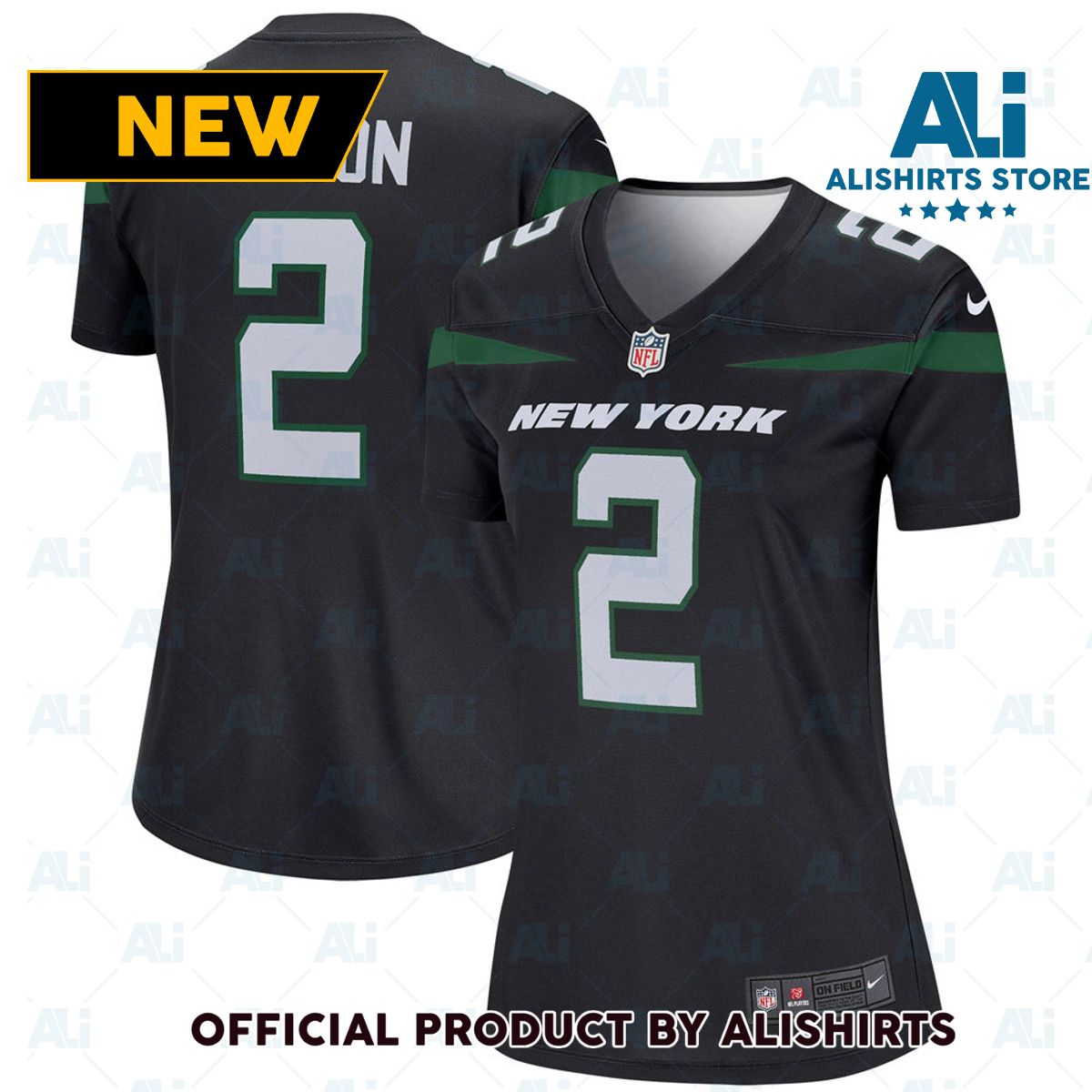 New York Jets Zach Wilson Legend Jersey Black