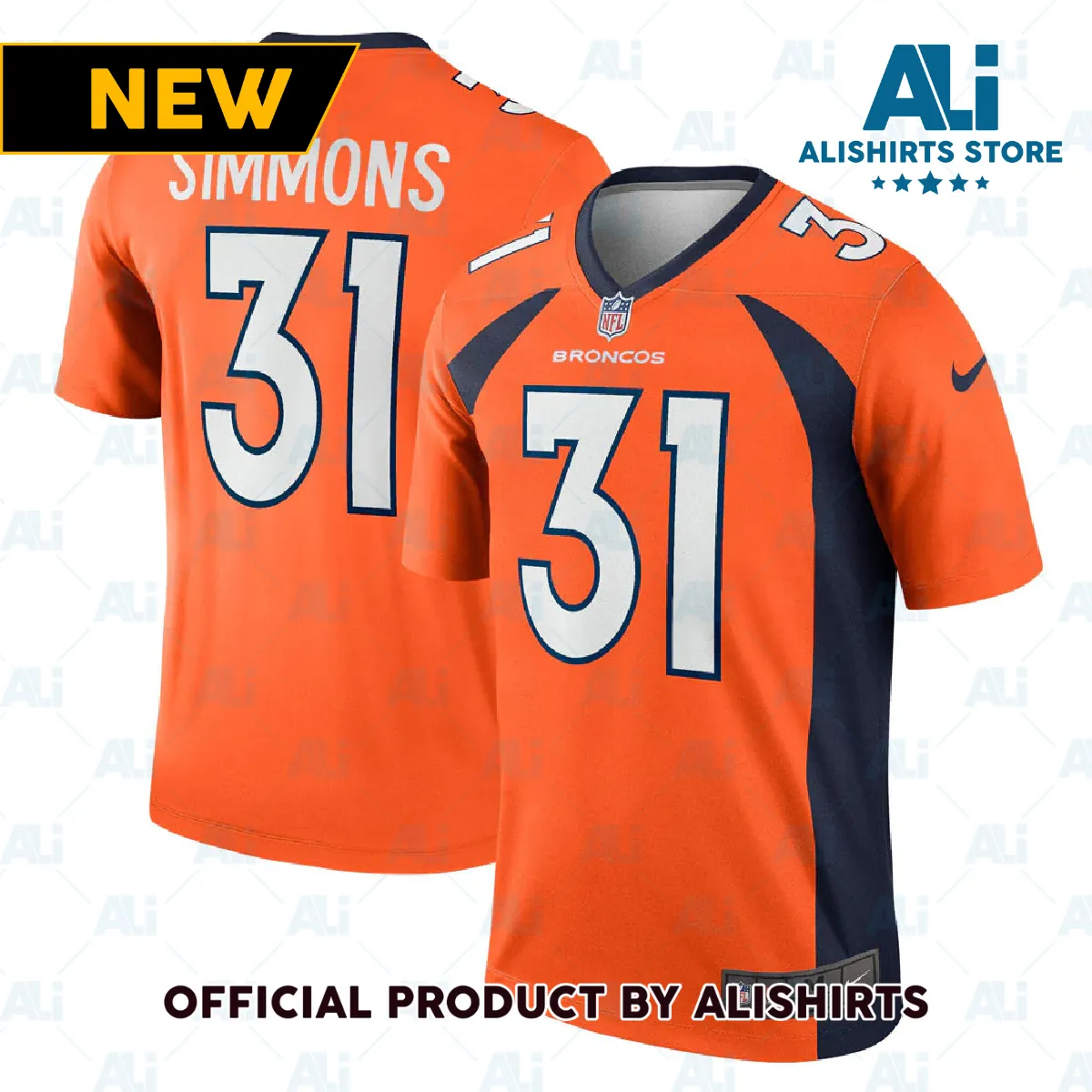 Denver Broncos Justin Simmons Legend Jersey Orange