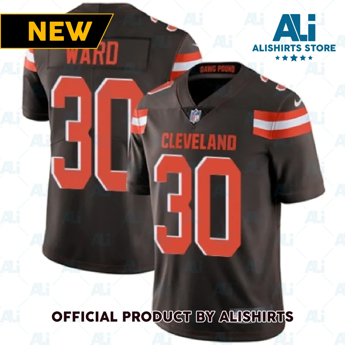 Cleveland Browns Denzel Ward Limited Player Jersey Brown