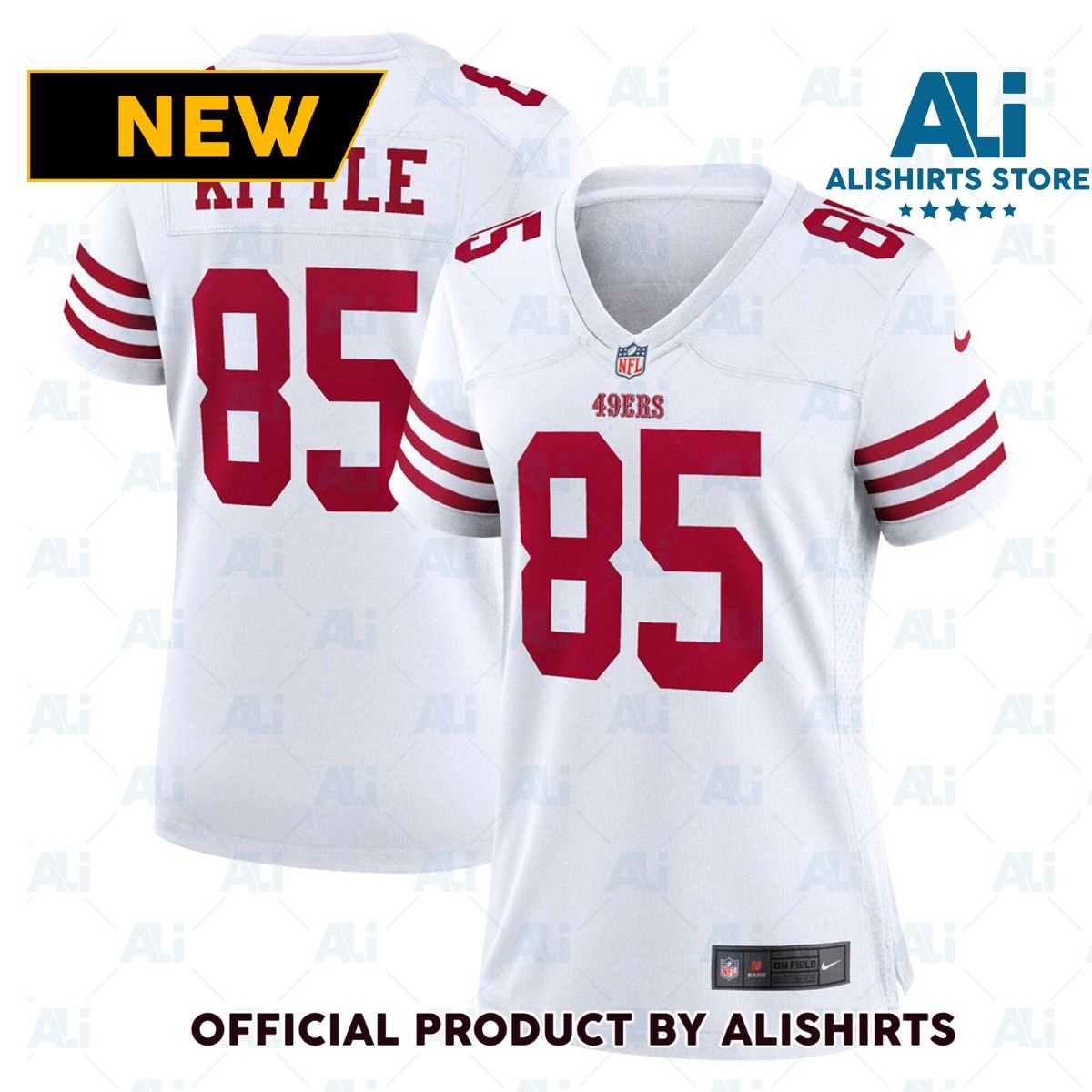 San Francisco 49ers George Kittle Player Game Jersey White