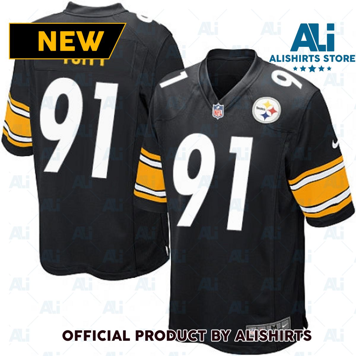 Pittsburgh Steelers Stephon Tuitt Game Jersey Black