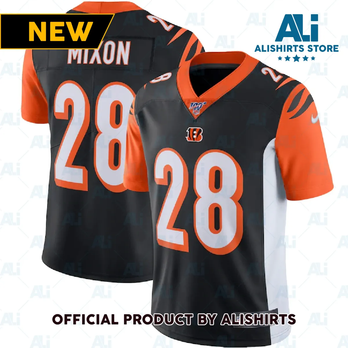 Cincinnati Bengals Joe Mixon Game Vapor Jersey Black