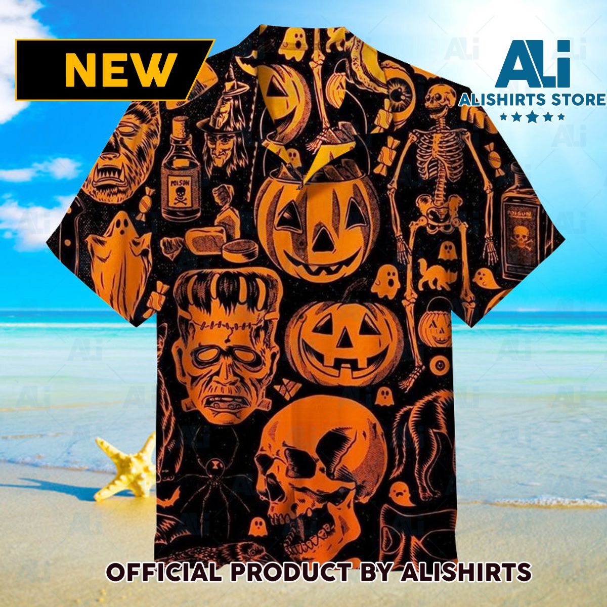 Happy Halloween Unisex Hawaiian Shirt