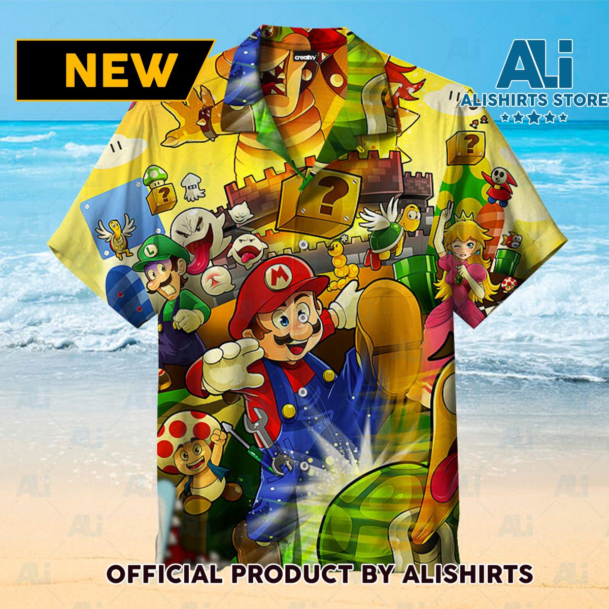 Mario Universal Hawaiian Shirt