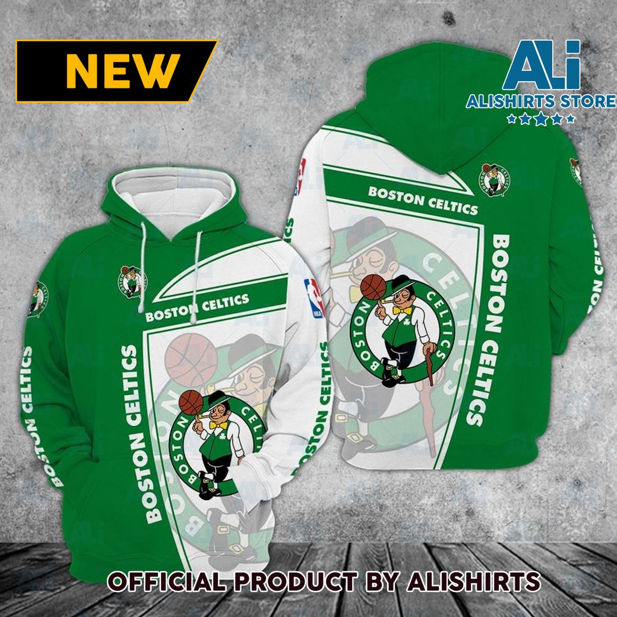 NBA Boston Celtics Lucky The Leprechaun Hoodie