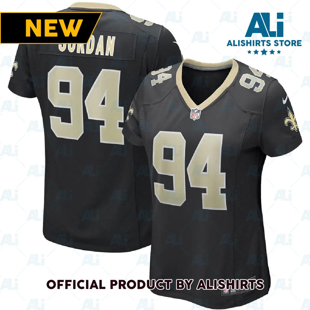 Cameron Jordan New Orleans Saints Game Jersey Black