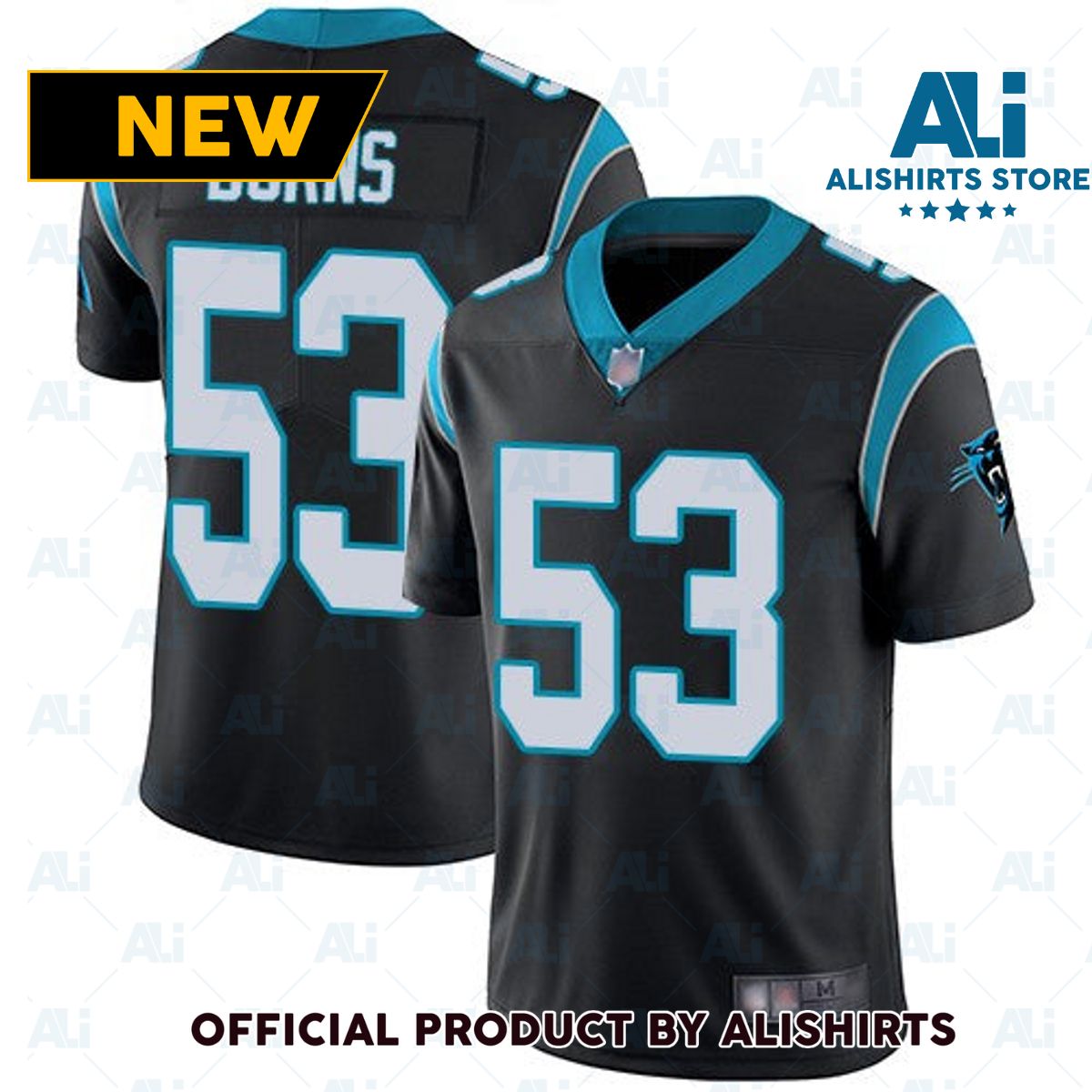 Men’s Brian Burns Carolina Panthers Game Vapor Jersey Black