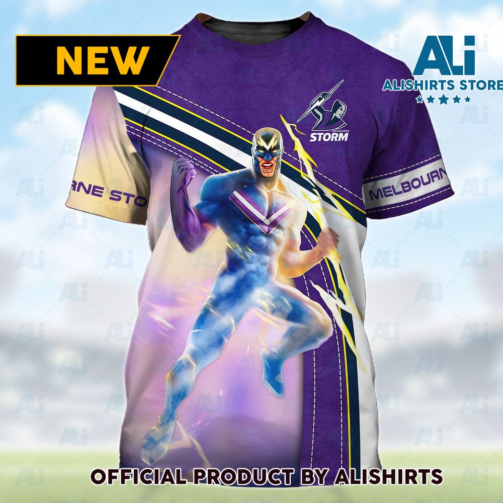 NRL Melbourne Storm Superheroes Tshirts