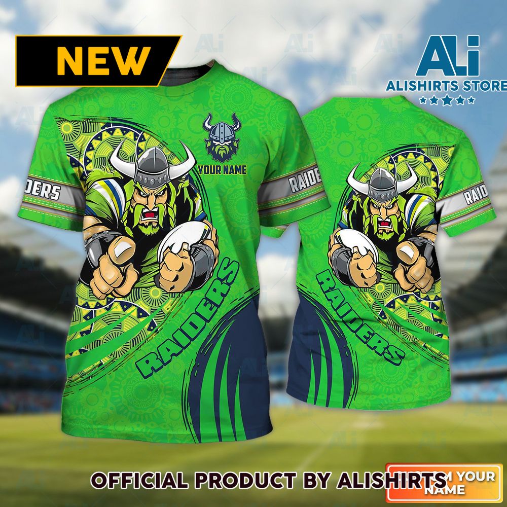 NRL Canberra Raiders Personalized Name Tshirts