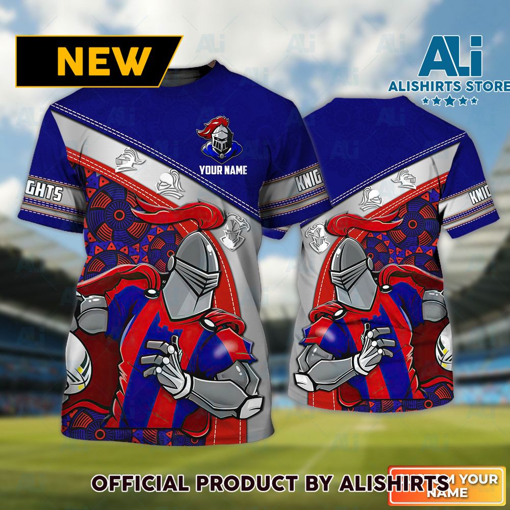 NRL Newcastle Knights Personalized Name Tshirts