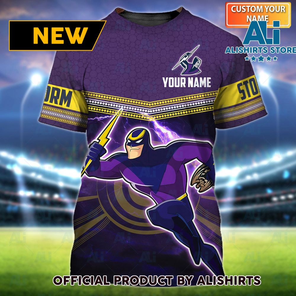 Melbourne Storm Muscle NRL Personalized Name Tshirts