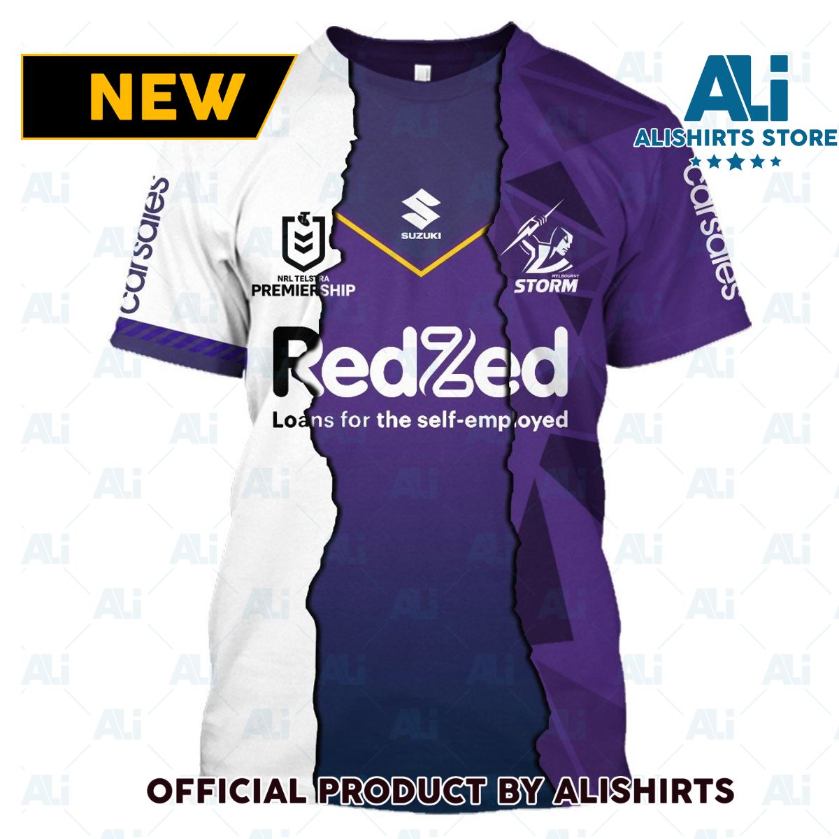 Personalized 2023 NRL Melbourne Storm Mix Jerseys T-Shirts